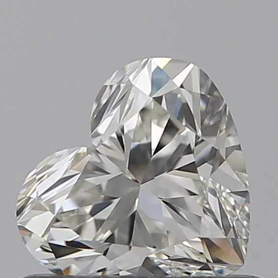 0.53ct Heart Natural Diamond (Colour I, Clarity VS2, GIA Certified)