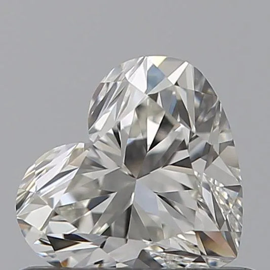 0.53ct Heart Natural Diamond (Colour I, Clarity VS2, GIA Certified)